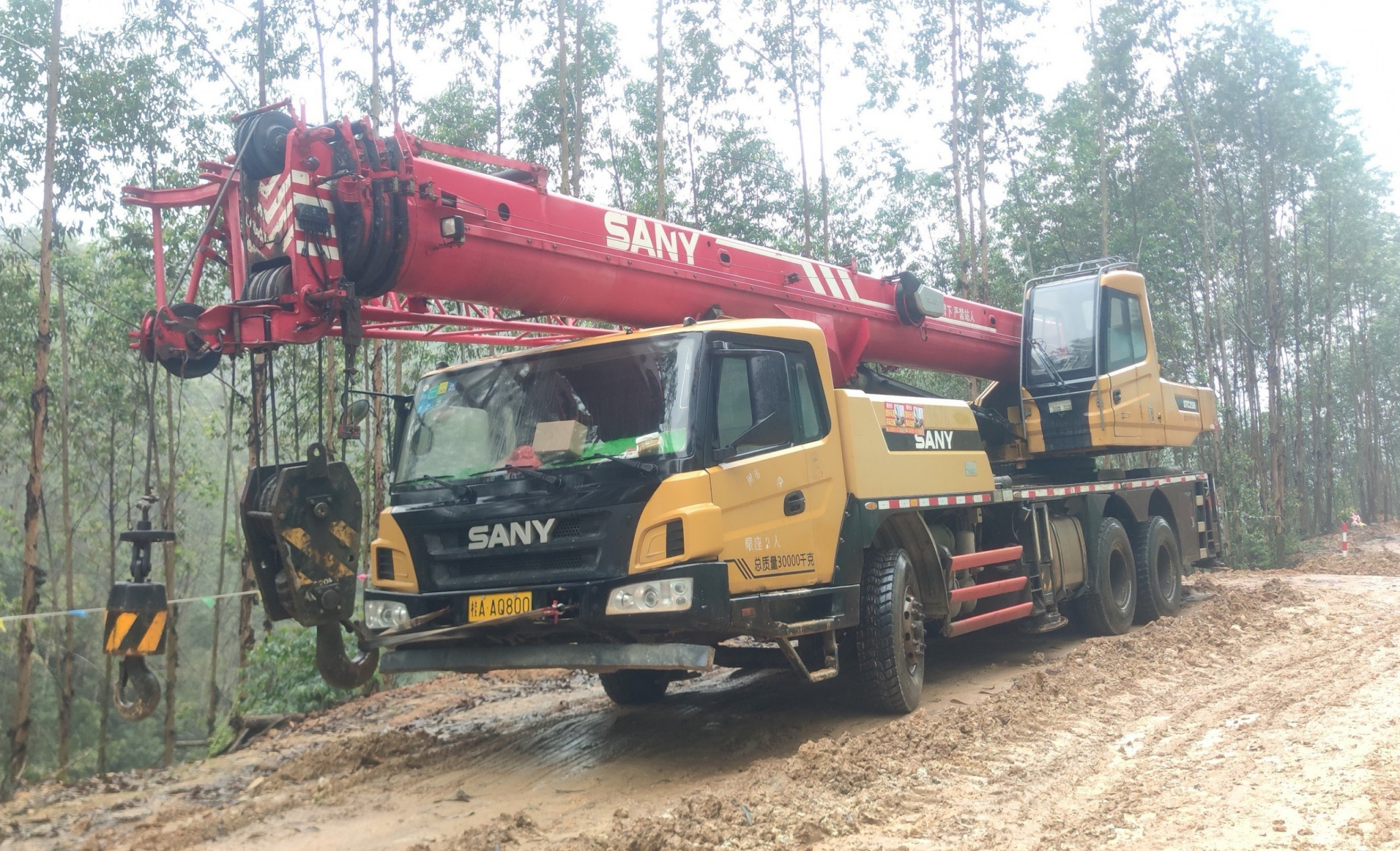 25 ton crane truck